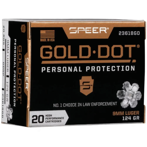 Speer 9mm Luger GD hollow point bullet 8.04 g_124 grs_ (1) Speer 9mm Luger GD hollow point bullet 8.04 g/124 grs.