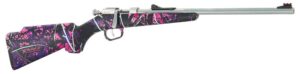 Henry Repeating Arms Mini-Bolt Youth Muddy Girl .22 LR 16.25" Barrel 1-RoundsThe Henry Mini Bolt Youth is a precision-crafted, single-shot .22 S/L/LR bolt-action rifle designed for safe and effective training for young or beginner shooters. Featuring a du Henry Mini Bolt Youth .22 LR, 16.25" Barrel, Muddy Girl Camo, Single Shot - 1 Round