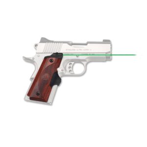 Crimson Trace Green Master Series Lasergrips Rosewood for 1911 Compact Crimson Trace Green Master Series Lasergrips Rosewood for 1911 Compact